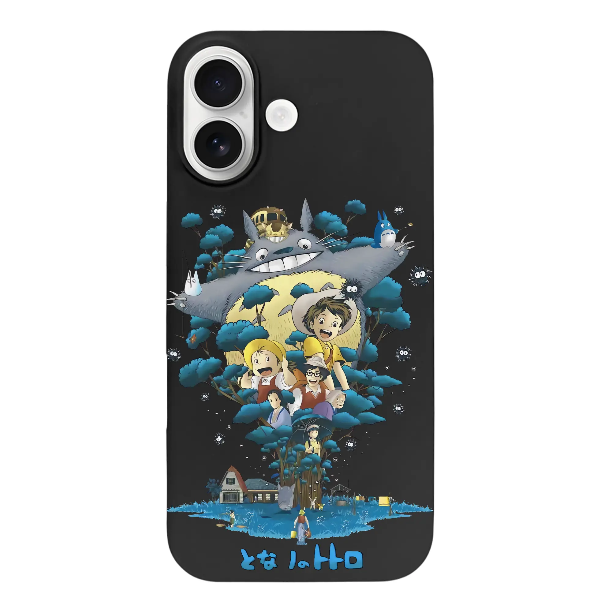 となりのトトロ グッズ トトロ - iPhone 17 シリーズ シリコンケース 薄型 耐衝撃 指紋防止 ソフトタッチカバー 精密フィット 傷防止 保護ケース iPhone 17/17 Air/17 Pro/17 Pro Max 対応